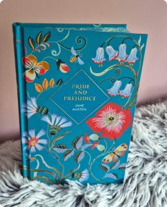 Trends. An elaborately decorated copy of Pride and Prejudice book