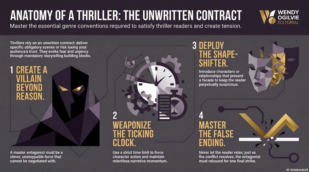 Thriller Genre Conventions Infograph